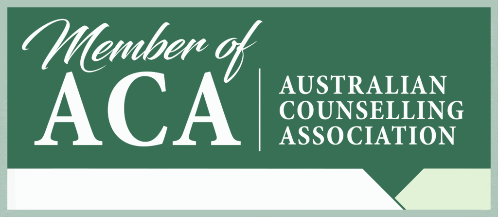 logo showing membership of Australian Counselling Association